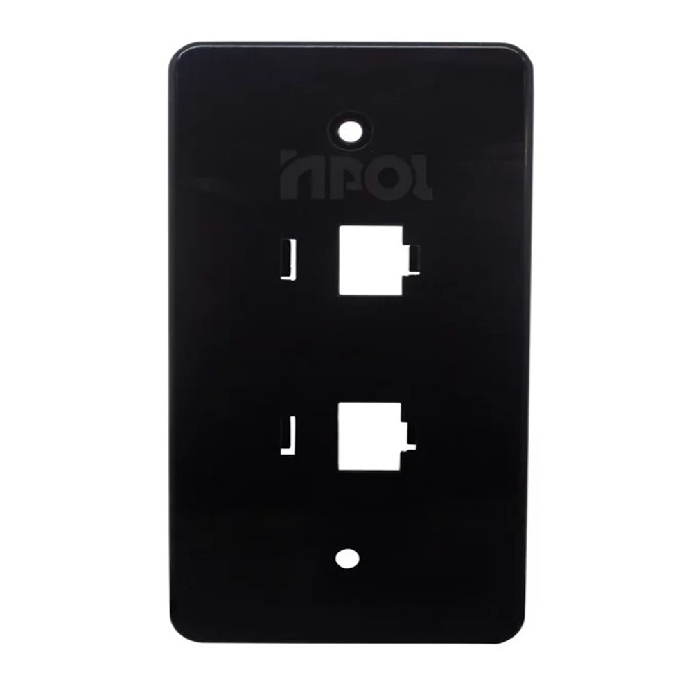 Tampa p/ condulete rj45 duplo pt 1" (380) (Inpol) Tampa p/ condulete rj45 duplo pt 1" (380) (Inpol)