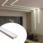 Perfil alum. emb. branco p/fita led 25x14,5x1mt Blumenau