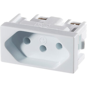 Módulo s/placa tomada 2p+t 10a 250v (39016) (Petra) Mectronic