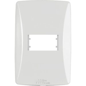 Placa 4x2 p/01 modulo horiz. (82001h (petra) (mectronic)