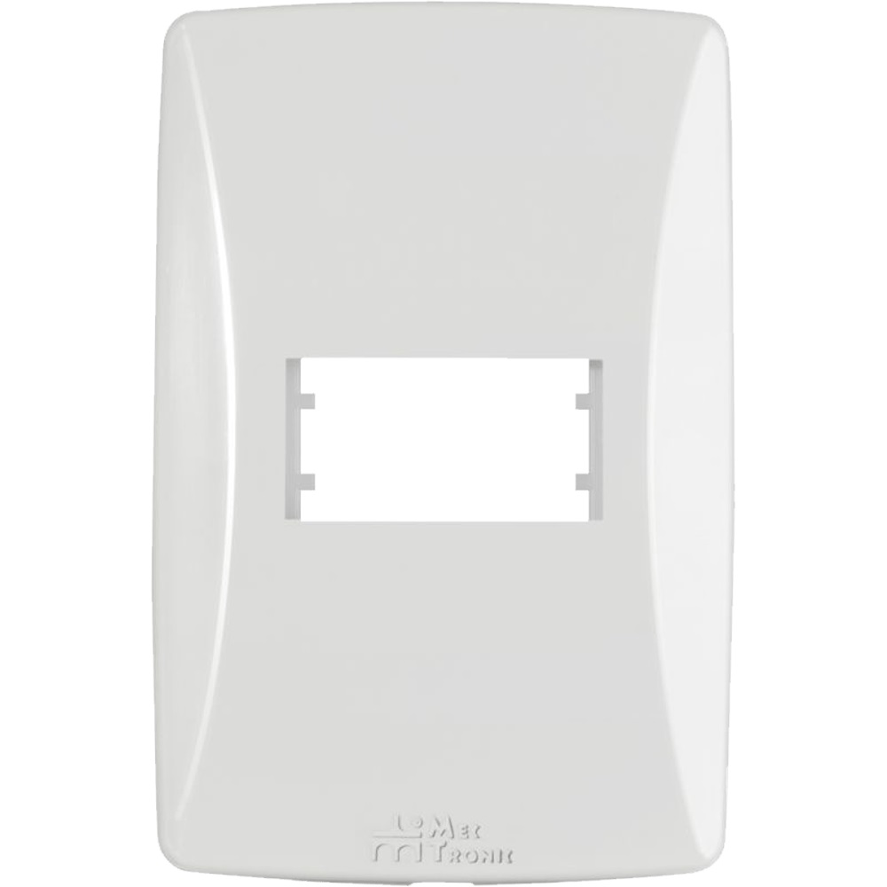 Placa 4x2 p/01 modulo horiz. (82001h (petra) (mectronic) Placa 4x2 p/01 modulo horiz. (82001h (petra) (mectronic)