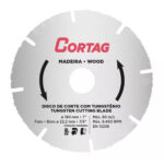Disco de Corte Tungstênio P/ Madeira 180mm (60649) (Cortag) Disco de Corte Tungstênio P/ Madeira 180mm (60649) (Cortag)