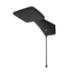 Ducha eletrônica quadratta 7700w 220v pt (DQDEL77220BL03) (Zagonel)