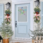 Armação de estrela c/ 144 leds rgb mágica multifunções bivolt externo (21049) (Natal) Novo