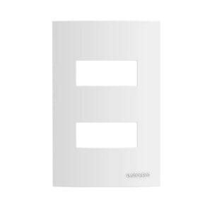 Placa 4x2 p/ 02 módulos horizontal distan br (05039.1702.42) (Brava Up) (Soprano)