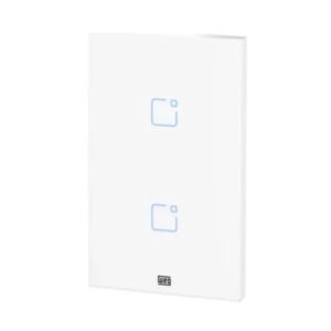 Interruptor touch 2 botões wi-fi + rf c/placa 4x2 br (16638047) (Whome) (Weg)