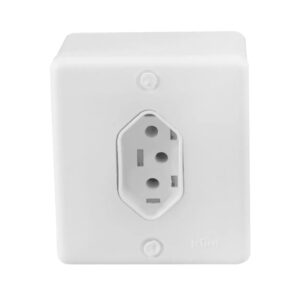 (Ilumi) sistema x. cj. tomada fixa 01 bipolar 2p+t 20a 250v br (Ilumi) sistema x. cj. tomada fixa 01 bipolar 2p+t 20a 250v br