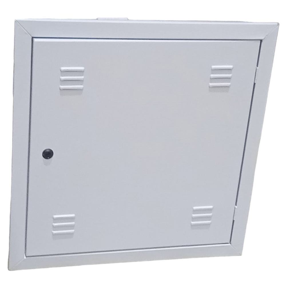 Caixa ferro fone embutir 0300x0300x135mm branca Caixa ferro fone embutir 0300x0300x135mm branca