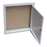 Caixa ferro fone embutir 0300x0300x135mm branca Caixa ferro fone embutir 0300x0300x135mm branca