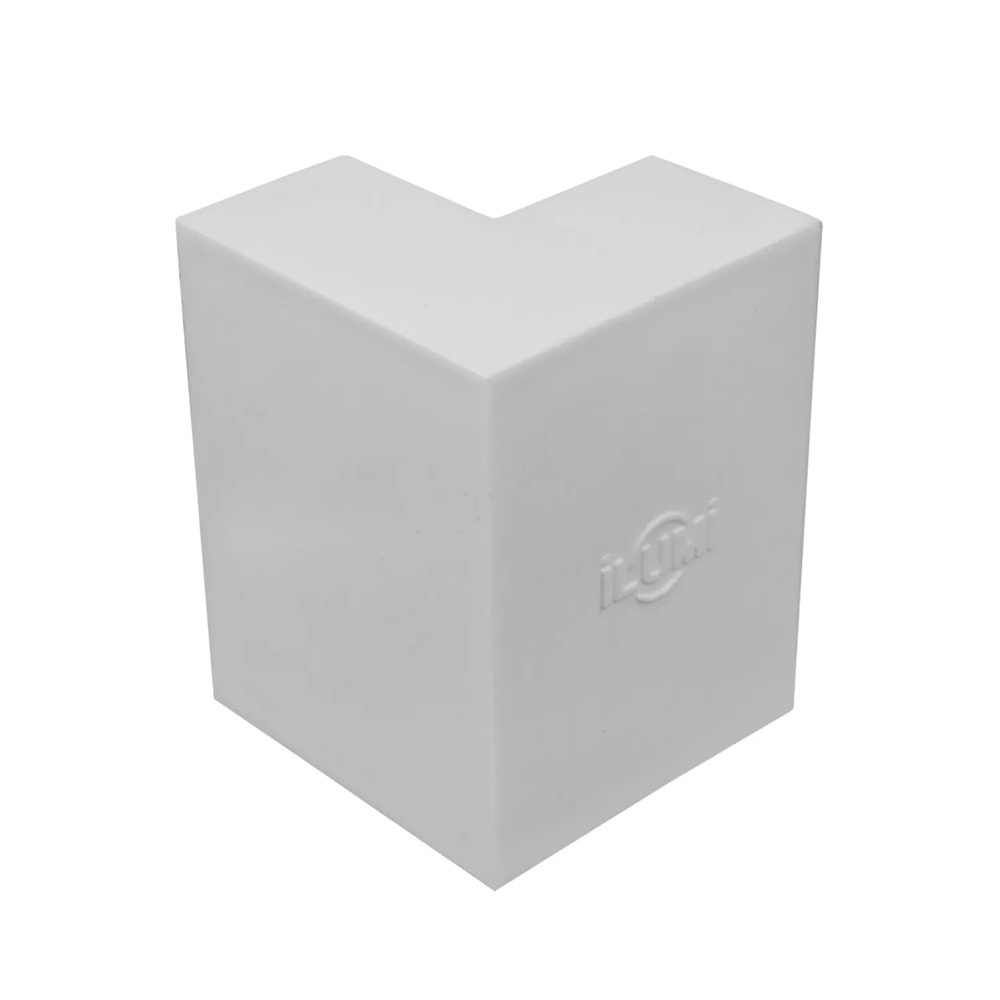 (Ilumi) conexao p/canaleta 50x20 cotovelo ext. branca (62031) (Ilumi) conexao p/canaleta 50x20 cotovelo ext. branca (62031)