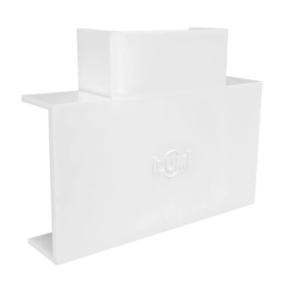 (Ilumi) conexao p/canaleta 50x20 tee branca (62041) (Ilumi) conexao p/canaleta 50x20 tee branca (62041)