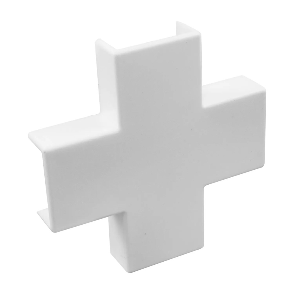 (Ilumi) conexao p/canaleta 40x16 cruzeta branca (62070) (Ilumi) conexao p/canaleta 40x16 cruzeta branca (62070)