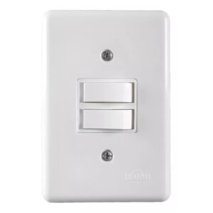 Interruptor c/placa 2tp 10a 250v br. (2024) (stylus) (ilumi) Interruptor c/placa 2tp 10a 250v br. (2024) (stylus) (ilumi)