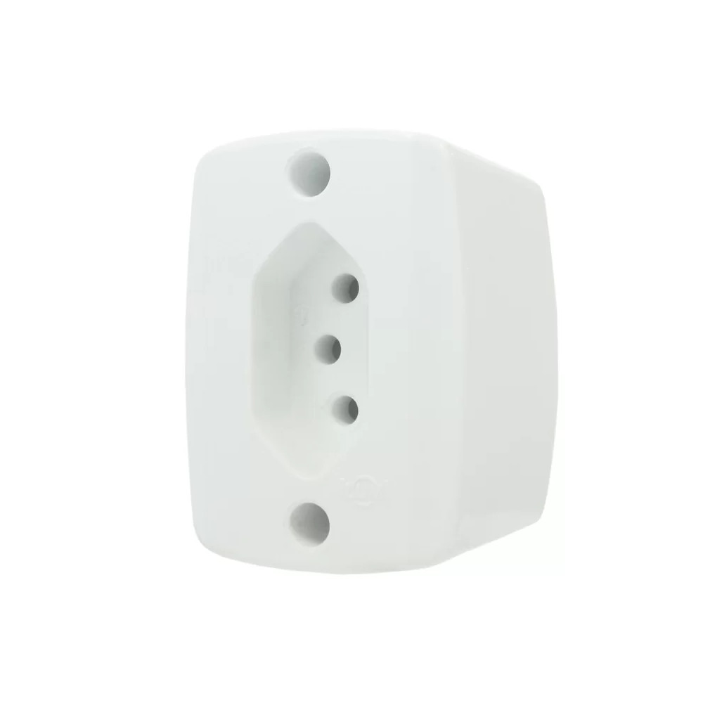 (Ilumi) externa- retangular - tomada bipolar 2p+t 20a 250v bra (Ilumi) externa- retangular - tomada bipolar 2p+t 20a 250v bra