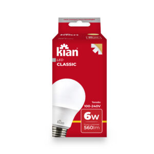 Lampada led bulbo 06w 6500k biv.(10056) (kian)