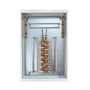 (Andaluz) quadro ferro sob. p/56 disj. din c/bar. trif. 225a