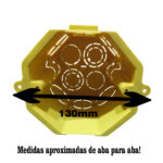 Caixa de luz oitavada dupla ffd pvc 4x4 am (Gerplast)