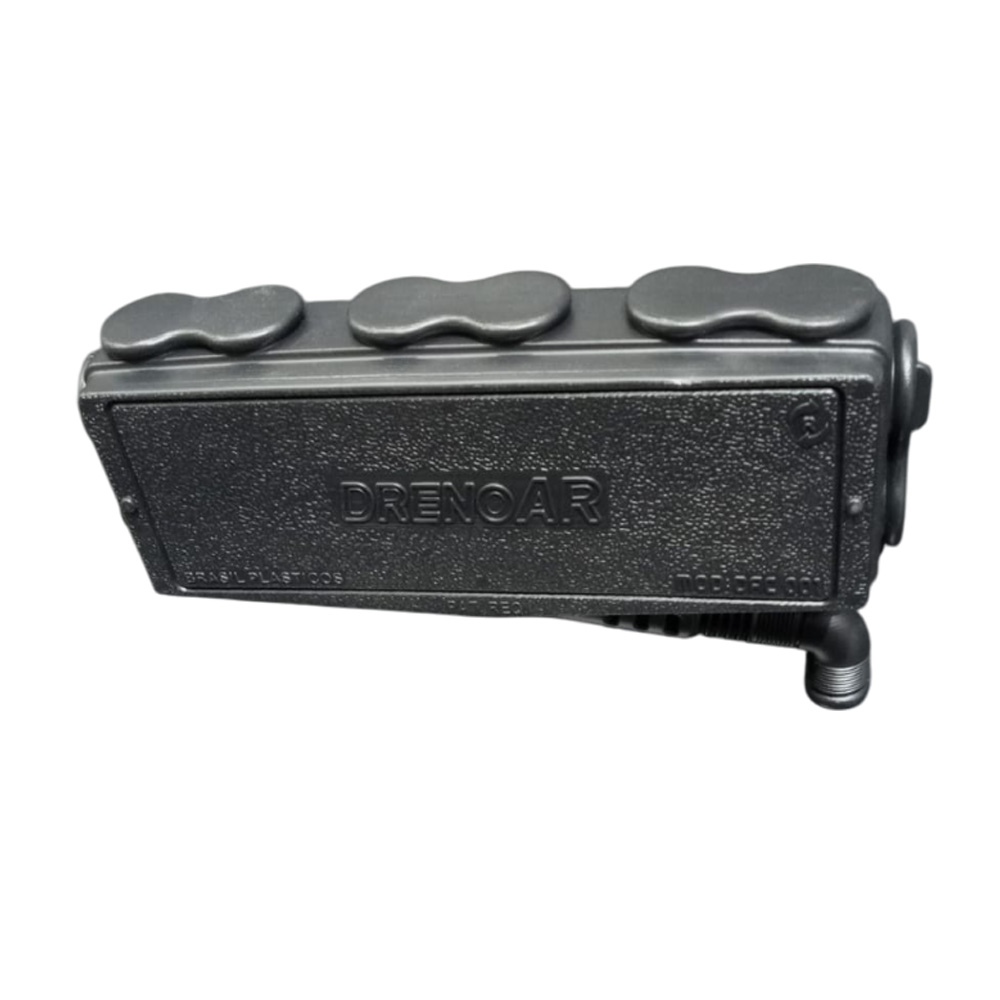 (Drenoar) caixa passagem pvc p/ar split pequena preta 01 - mod (Drenoar) caixa passagem pvc p/ar split pequena preta 01 - mod