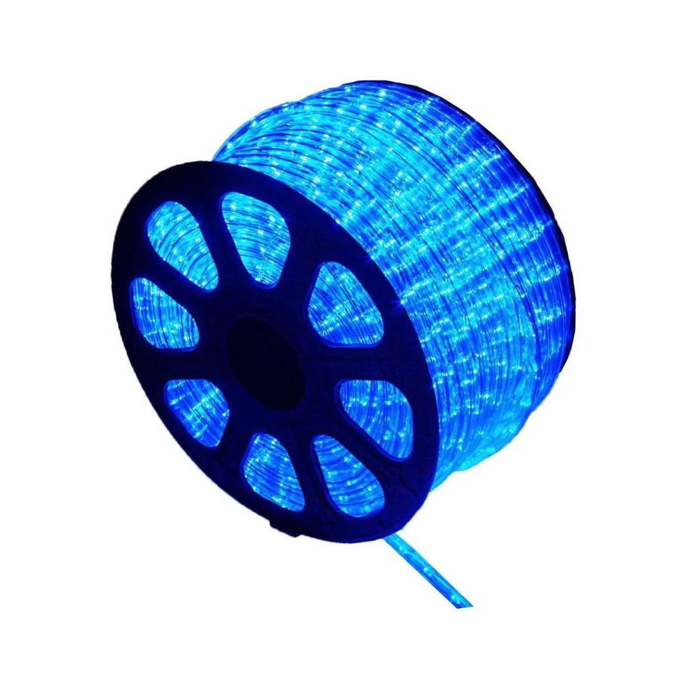 (Natal)mang. luminosa 2f. 12 mm 30led azul 220v 100mt (Natal)mang. luminosa 2f. 12 mm 30led azul 220v 100mt