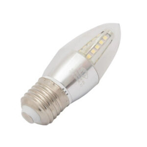 Lâmp. led vela lisa cristal e-27 4,0w 3000k bivolt (601) Ctb