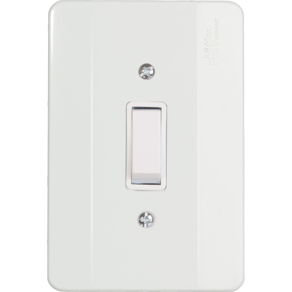 Interrup. c/placa 1ts 10a 250v br. facilit (21051) Mectronic Interrup. c/placa 1ts 10a 250v br. facilit (21051) Mectronic