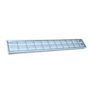 Lum. alto rend. 2xt8 120cm embut. mont. c/2xtubo led 18w 220v
