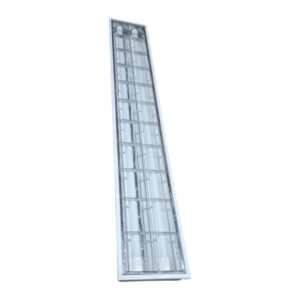 Lum. alto rend. 2xt8 120cm embut. mont. c/2xtubo led 18w 220v