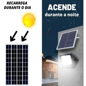 Refletor led pt luz solar 100w 6500k 1300 Lumens (Max-0946) (Maxxy)