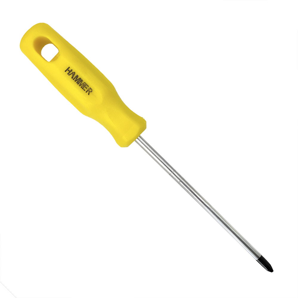 Chave philips cabo amarelo 1/8 x 4 (hammer) Chave philips cabo amarelo 1/8 x 4 (hammer)
