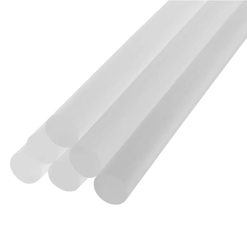 Refil bastão de silicone 11.2x10cm c/6pc (6584) (Brasfort) Refil bastão de silicone 11.2x10cm c/6pc (6584) (Brasfort)