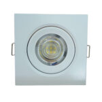 Spot emb. qdr. led cob 5w 380lumens 6500k 95x95x45 (Maxxy)
