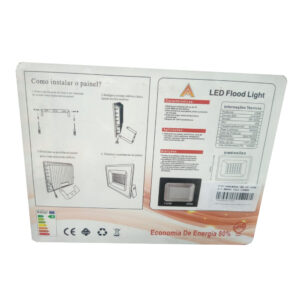 Refletor super led pt 100w Luz Negra 7500 Lúmens (LMDOB100LUZNGRA) (Aaa Top)
