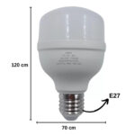 Lâmpada led super bulbo   30w e-27 6500k biv. (max-0306)