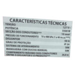 Maxi Ducha 5500w 127v (7530112) (Lorenzetti)