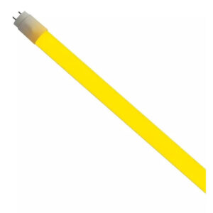 Lamp. tubo led t8 18w-120cm-biv. amarelo (ctb)