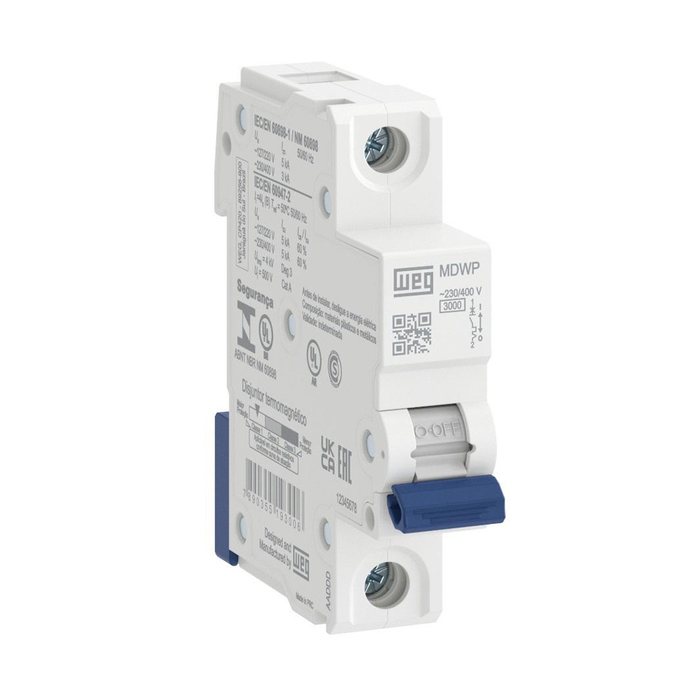 Disjuntor din 1x025ax03ka curva c mdw-c (weg) Disjuntor din 1x025ax03ka curva c mdw-c (weg)