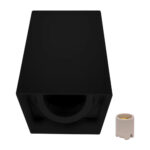 Spot sobr. Abs Preto quadrado 105x145mm P/Par 20 mod. Pix Fênix (Pix)