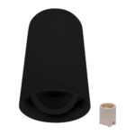 Spot sobr. abs preto redondo 105x145mm P/Par20 mod. Pix Fênix (Pix)