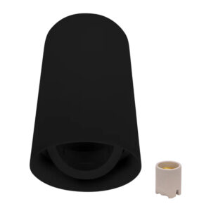 Spot sobr. abs preto redondo 105x145mm P/Par20 mod. Pix Fênix (Pix)