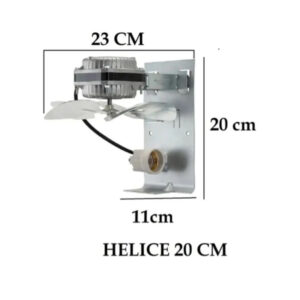 (Ventisol) ventilador axial exaustor de churrasqueira 127v