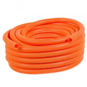 Mangueira corrugada laranja 1 c/50mt aprox. 4,50 kg (207) (Fortplas)