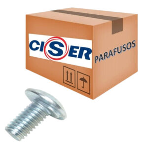 Pf p/eletro calha lentilha 5/16 x 1/2 c/trava zb (cx c/200)