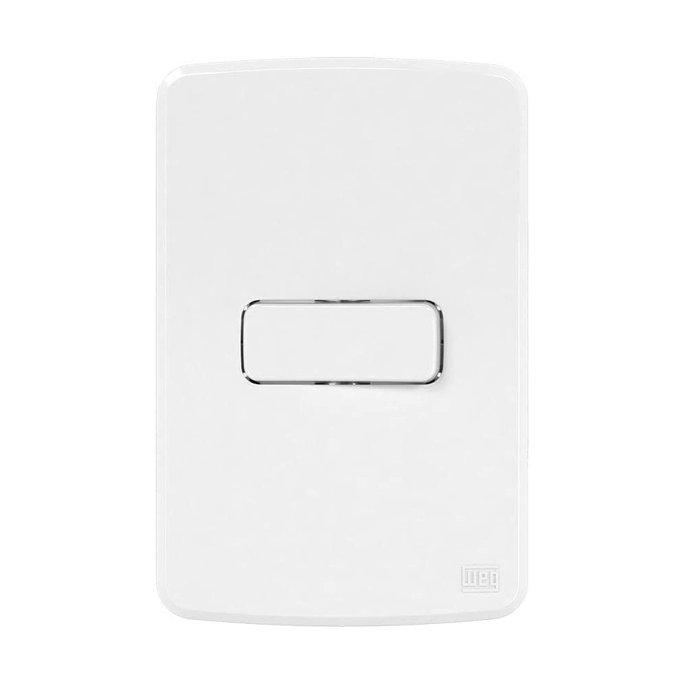 Interruptor c/placa 1ts 10a 250v br. (13272418) (compose) Weg Interruptor c/placa 1ts 10a 250v br. (13272418) (compose) Weg