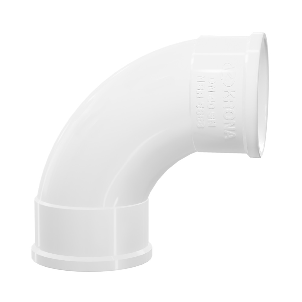 Curva 90 curta esg 100mm (0602) (krona) Curva 90 curta esg 100mm (0602) (krona)
