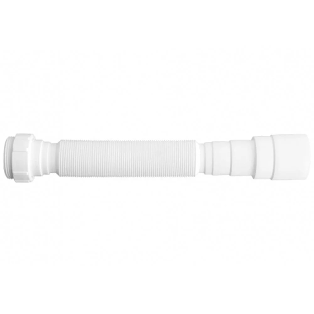 Sifao tubo extensivel 1,50 mt branco c/ suporte (030129-425) Sifao tubo extensivel 1,50 mt branco c/ suporte (030129-425)