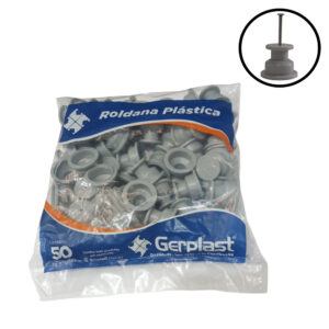 Roldana pvc 36x36 c/prego c/50 Un (Gerplast)