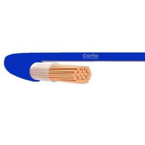 Metro-cabo 0,6/1kv 19 fios semi-rígido 95,00mm azul (Corfio)