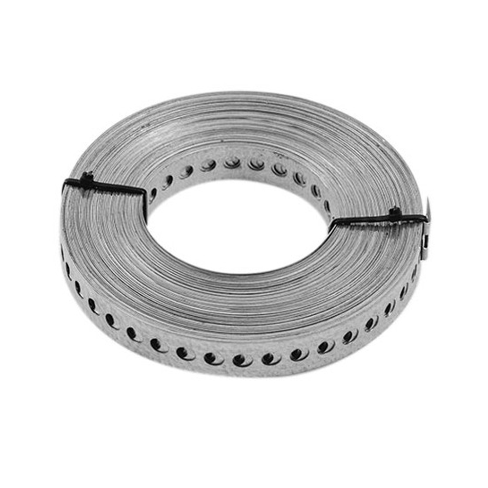 Cinta aco galvanizada perfurada 17x10mt (05955) (fixwell) Cinta aco galvanizada perfurada 17x10mt (05955) (fixwell)