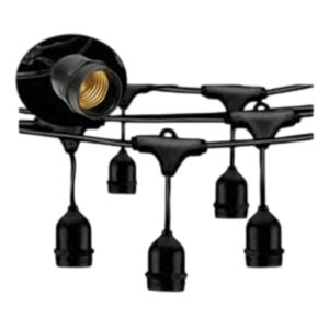 Cipro paralelo festão p/ tempo c/ 100 soq. e-27 pt 100m (1 cada metro) (PT100/100E27)