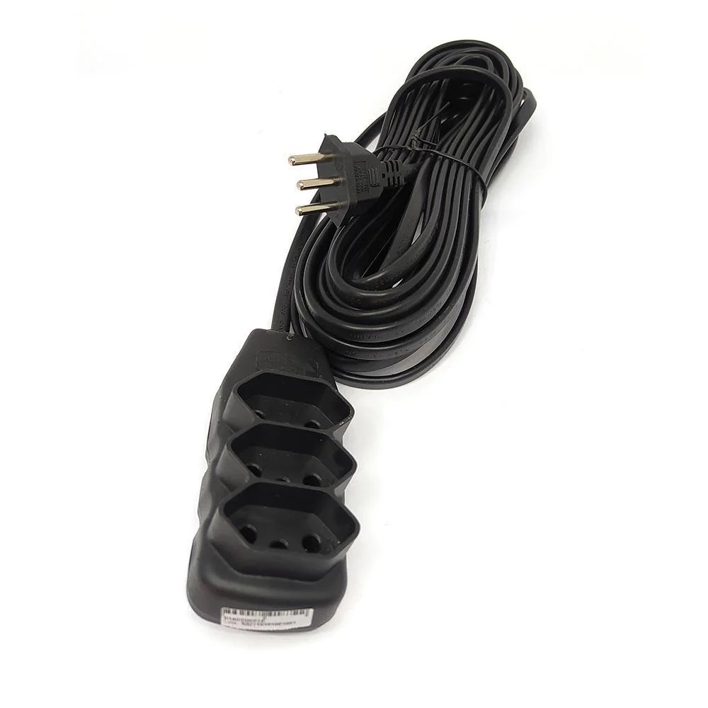 Extenssão 2p +t 3 tomadas 10m pt (180200316) (Sob encomenda) (Forceline) Extenssão 2p +t 3 tomadas 10m pt (180200316) (Sob encomenda) (Forceline)